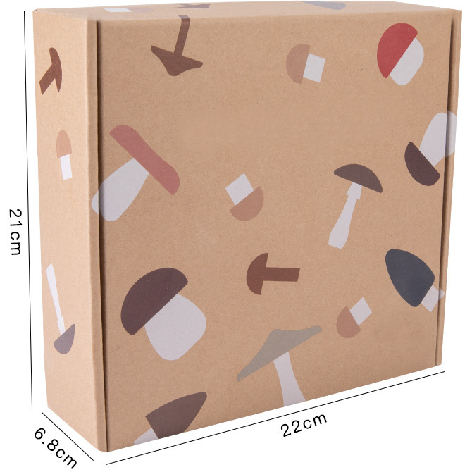 Set de honguitos en una caja