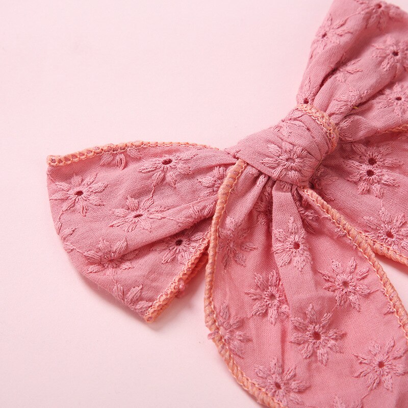 Pinche con pinza Rosetón - Pink