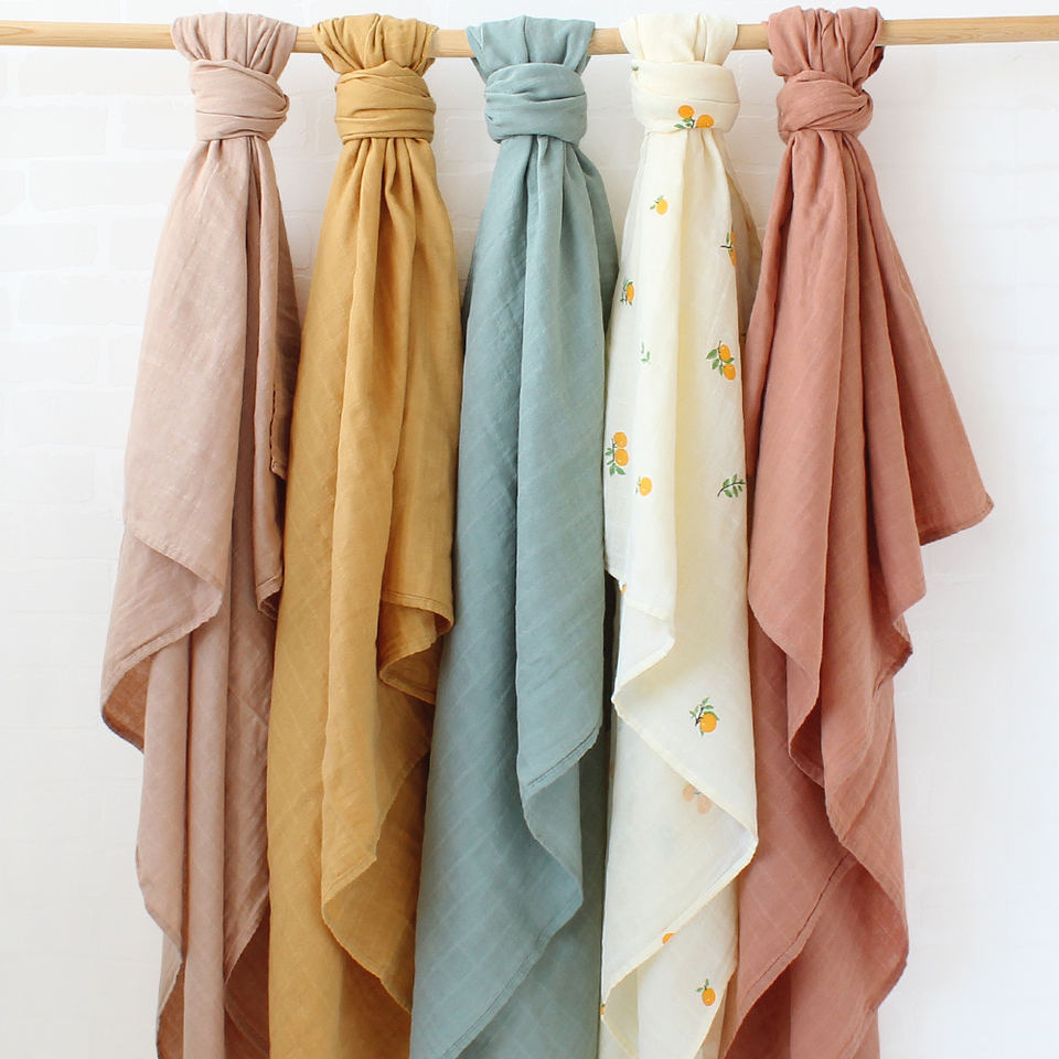 Swaddle / Manta Muselina 100% algodón orgánico - Green
