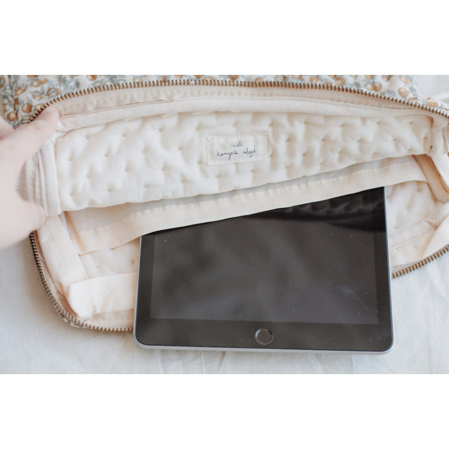 Tablet quilted bag - Petit Amour Rose
