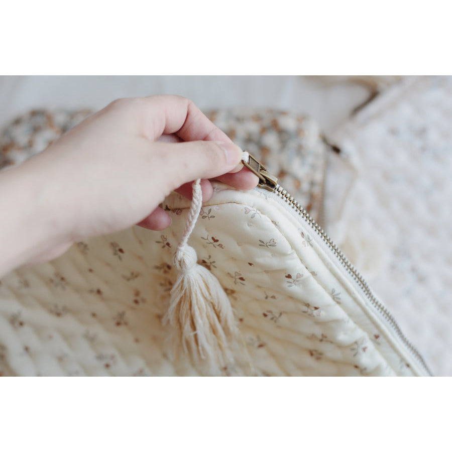 Tablet quilted bag - Petit Amour Rose