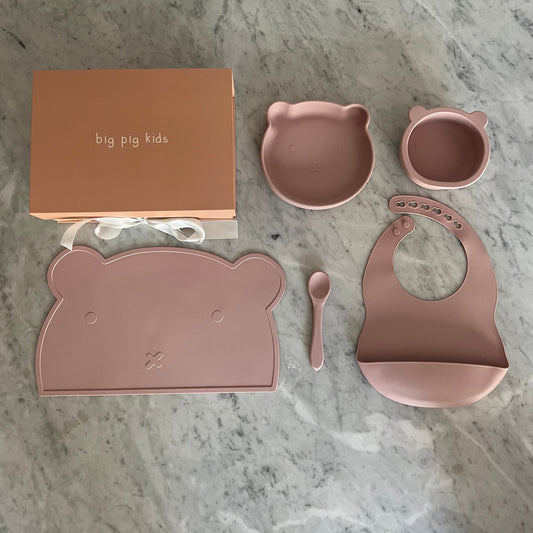 Caja de regalo Mi Primera Comida - Dusty Lilac
