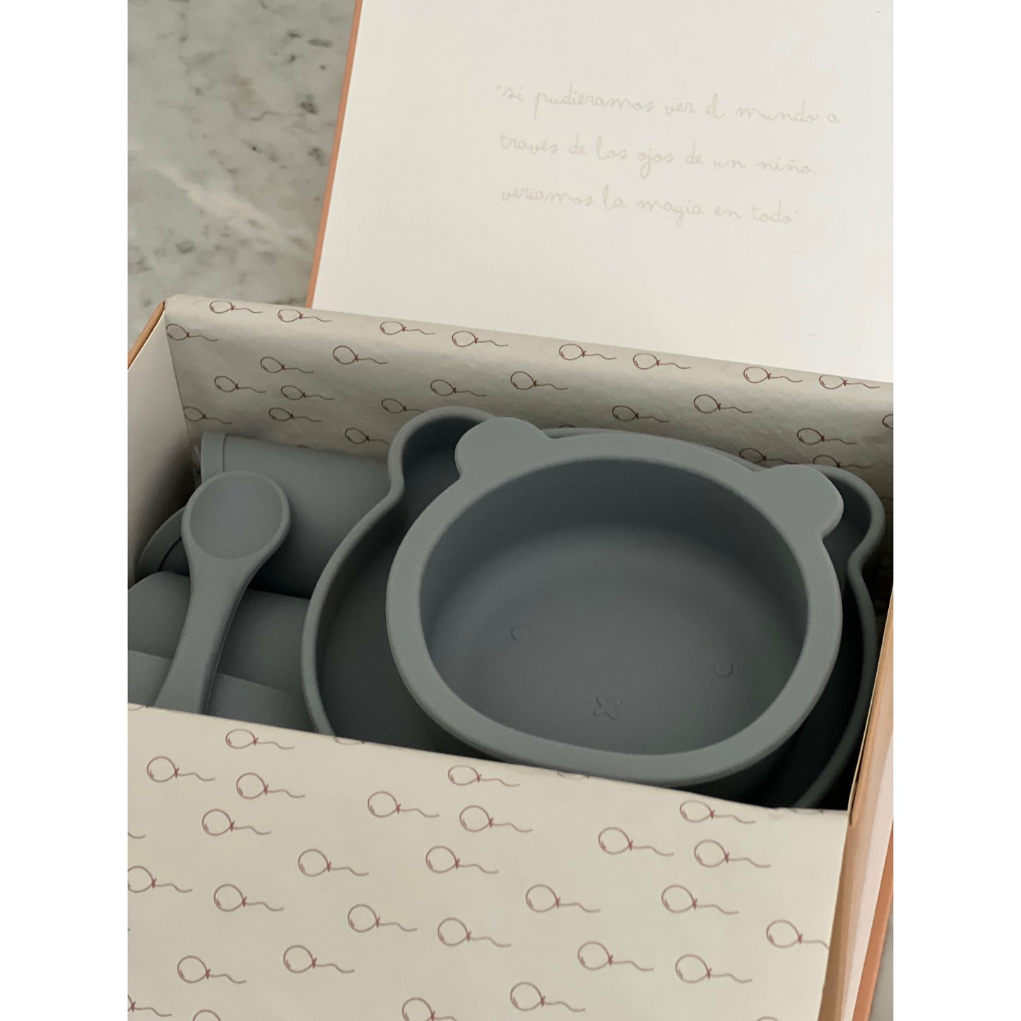 Caja de regalo Mi Primera Comida - Pebble