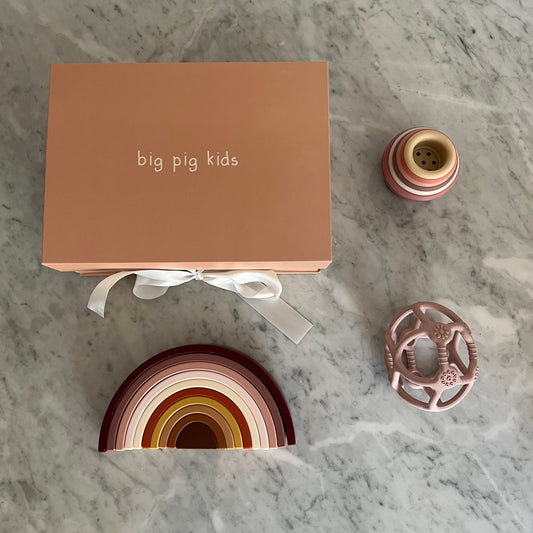 Caja de regalo Mis Primeros Juguetes - Powder Rose