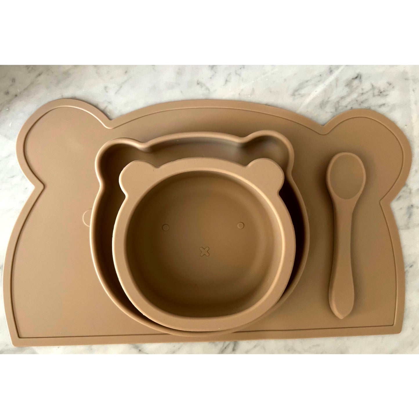 Plato Silicona Bear - Taupe
