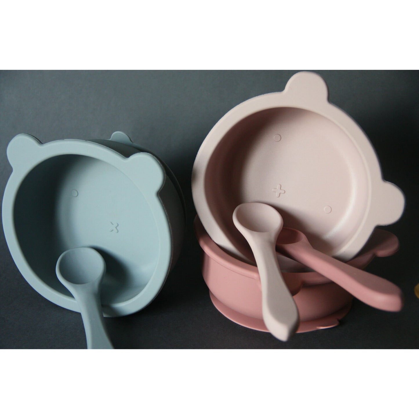Bowl Silicona Bear - Dusty Lilac