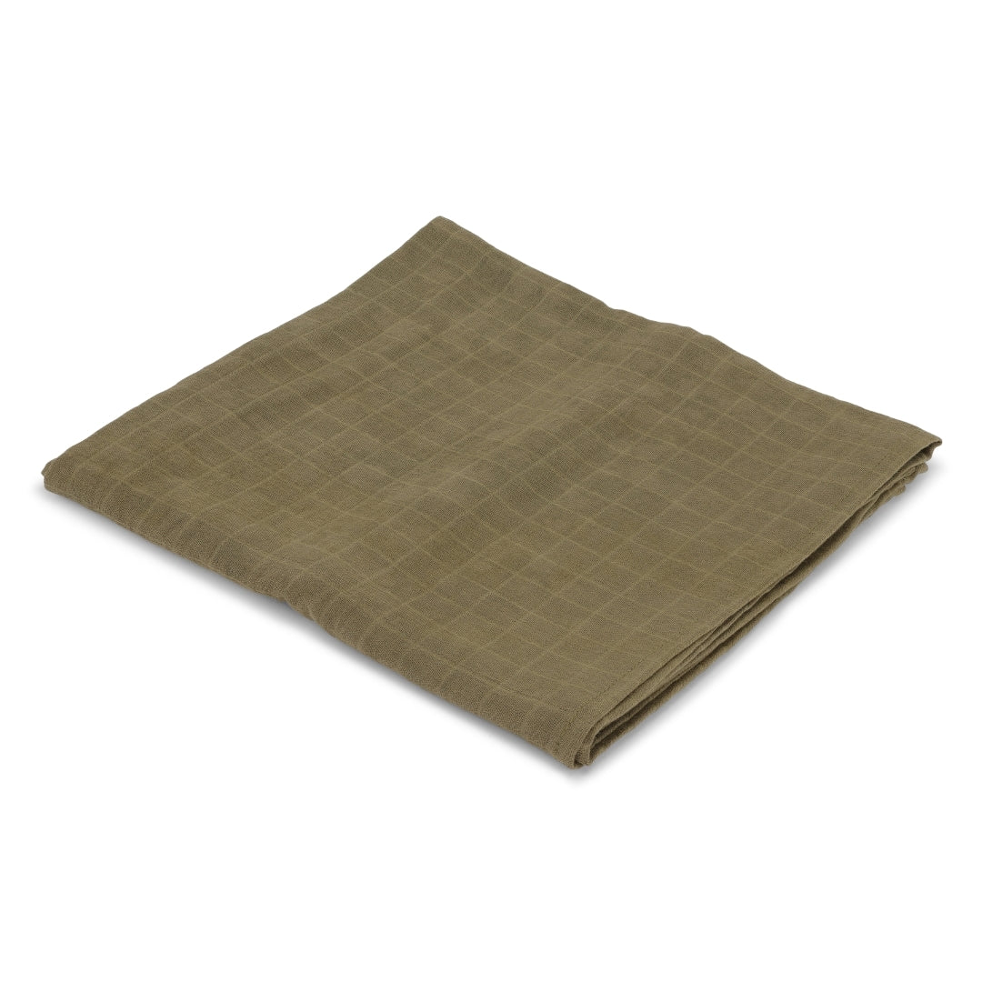 Big Muslin Swaddle - Lizard Green
