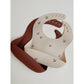Set 2 Baberos Silicona - Cherry/Mocca