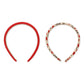 Set de 2 Cintillos de tela - Poppy