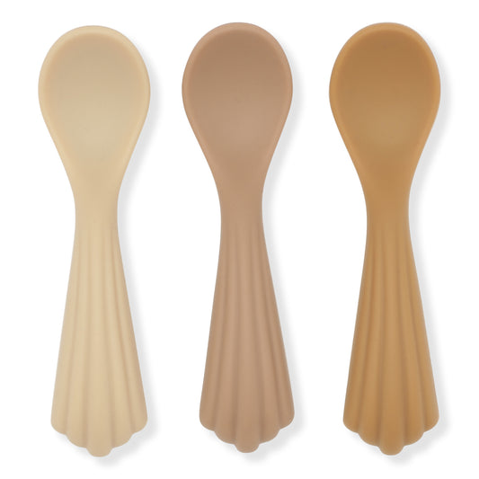 Set 3 Cucharas Silicona - Shell
