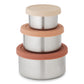 Set 3 Tupper - Copper mix