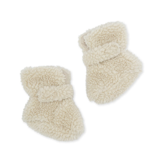 Botas Grizz teddy baby boot - Cream off white