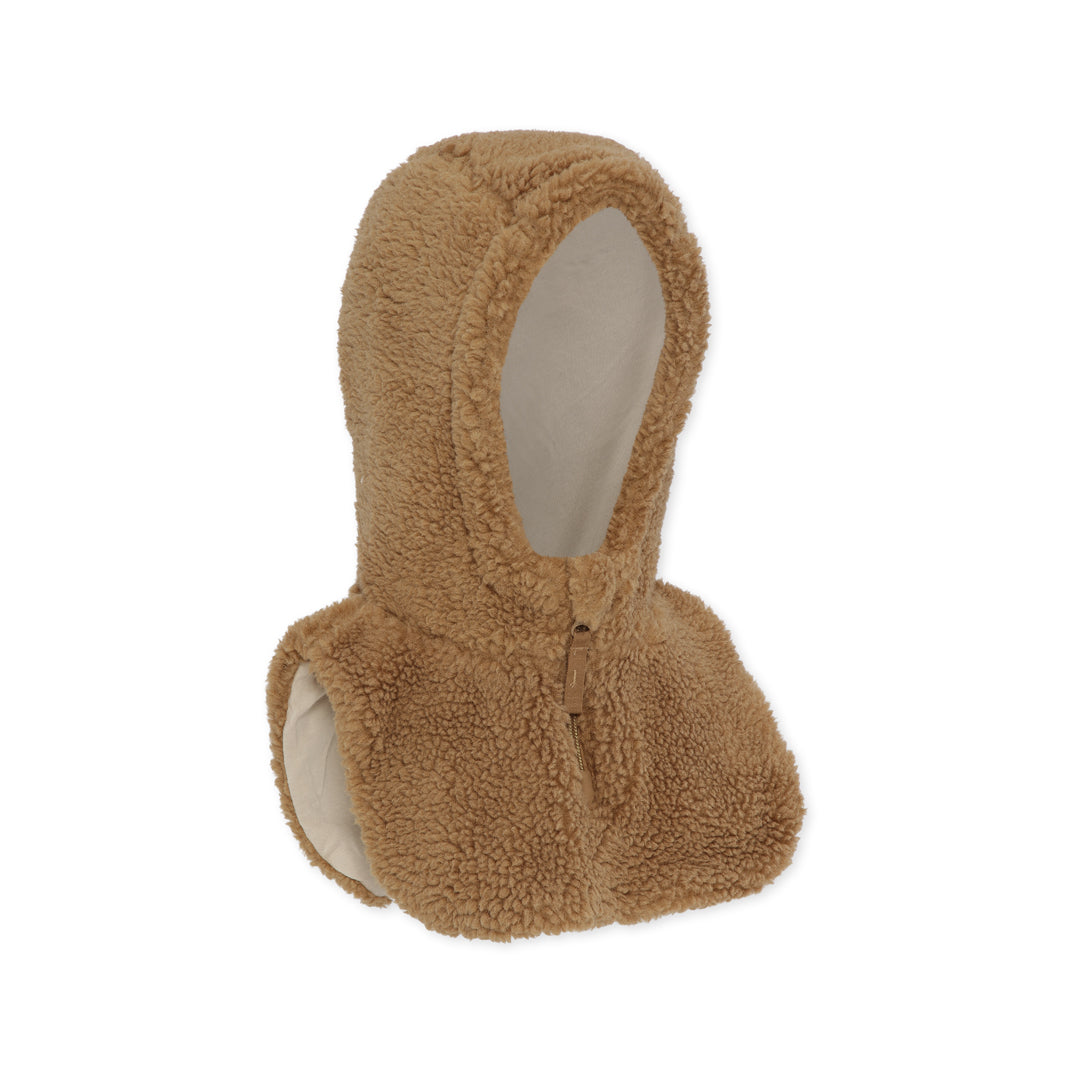 Gorro Teddy neckwarmer and hood - Tobbaco Brown
