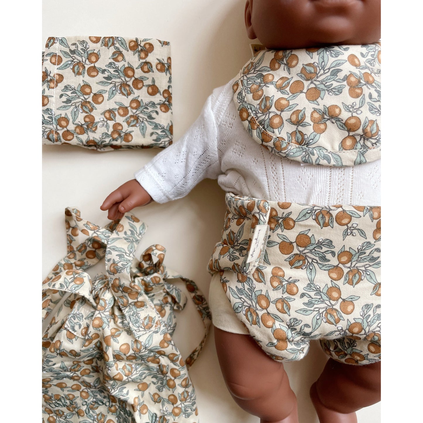 Set de muda para muñeca - Orangery Beige