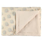 Manta Laponia - Blue Gatsby / Cream