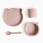 Bowl Silicona Bear - Dusty Lilac