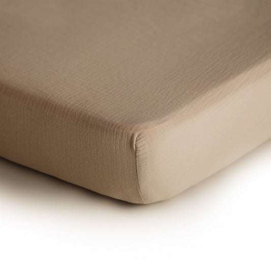 Sabana Muselina Fitted - Natural