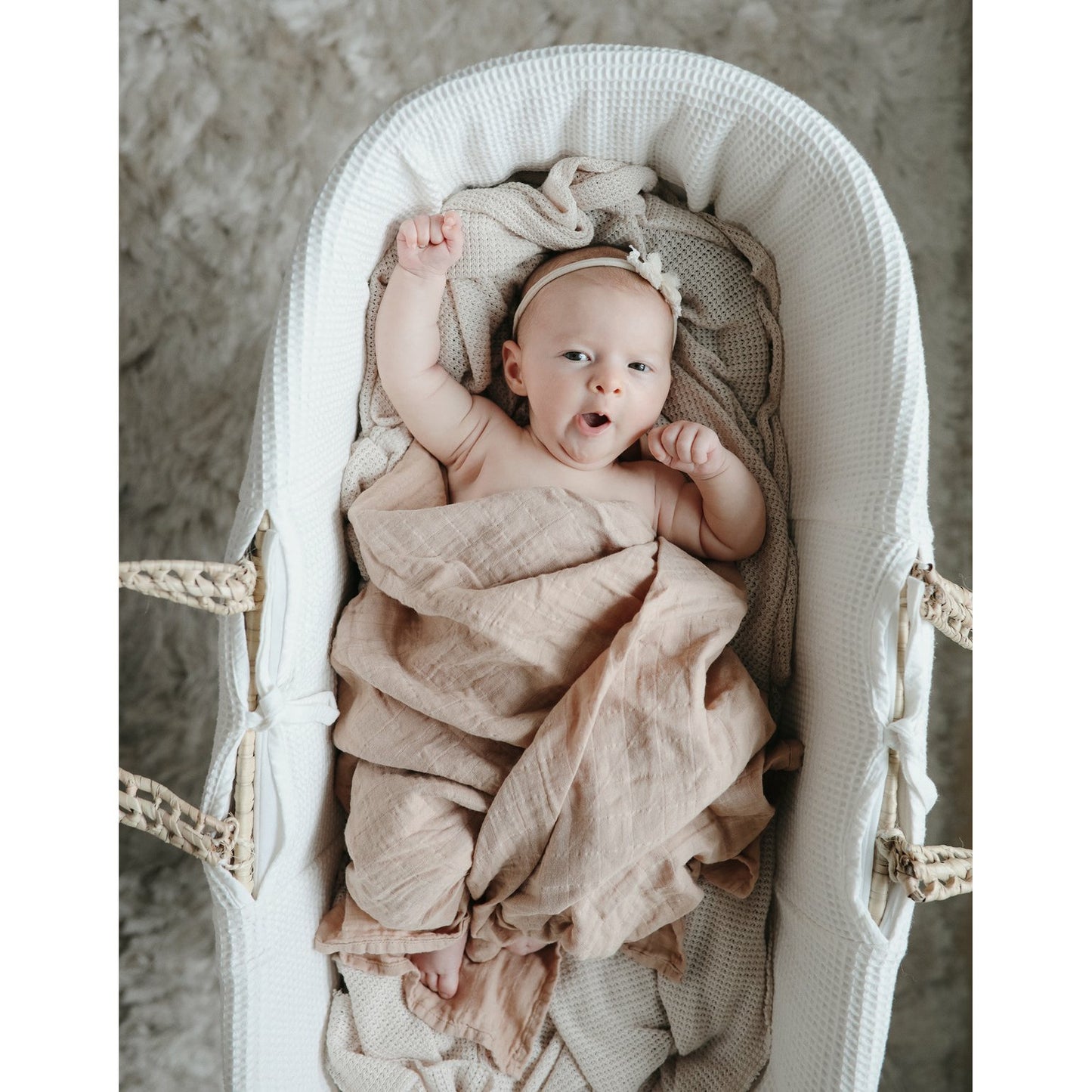 Swaddle Muselina - Pale Taupe