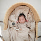 Manta Tejida - Honeycomb Beige