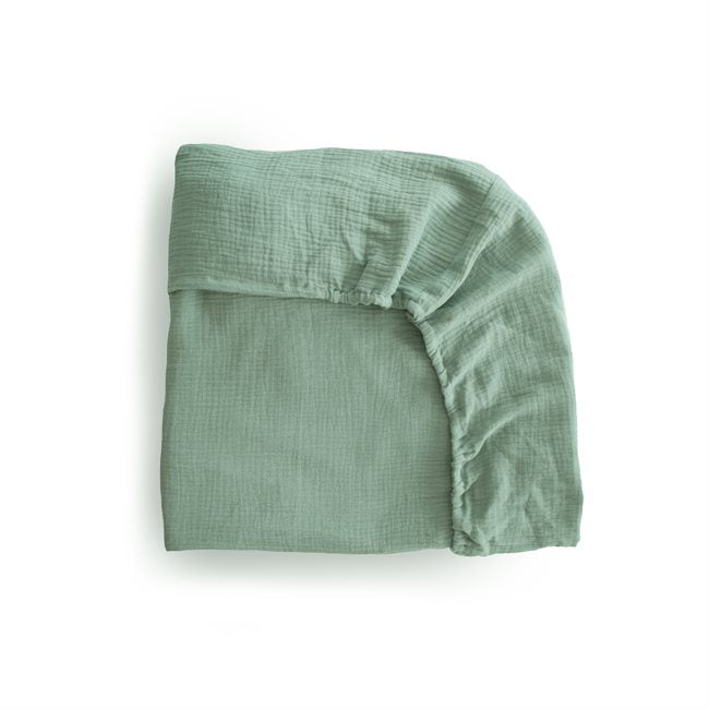 Sabana Muselina Fitted - Roman Green