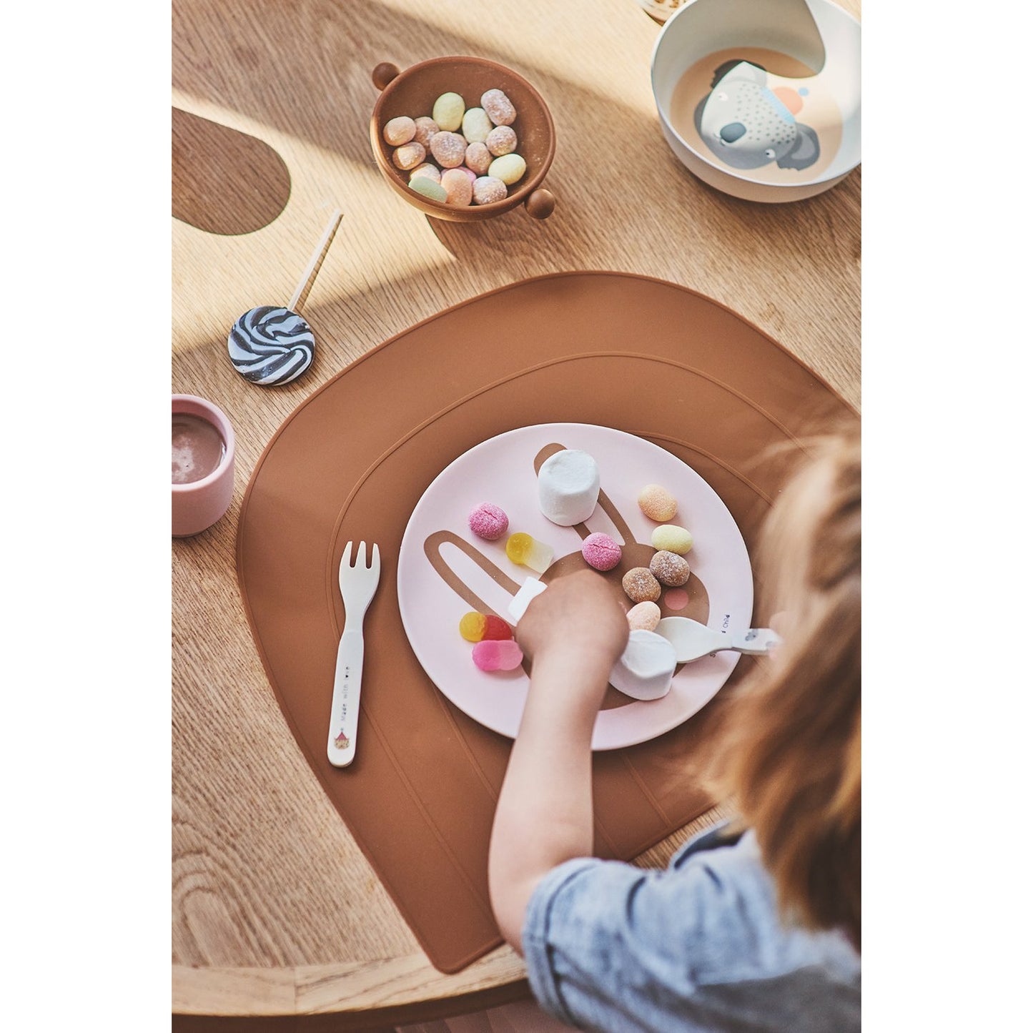 Set De 2 Bowls Tiny Inka - Caramel / Rose