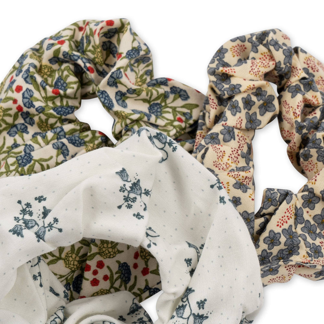Colets Scrunchies Small - Clochette / Bleu / Jardin