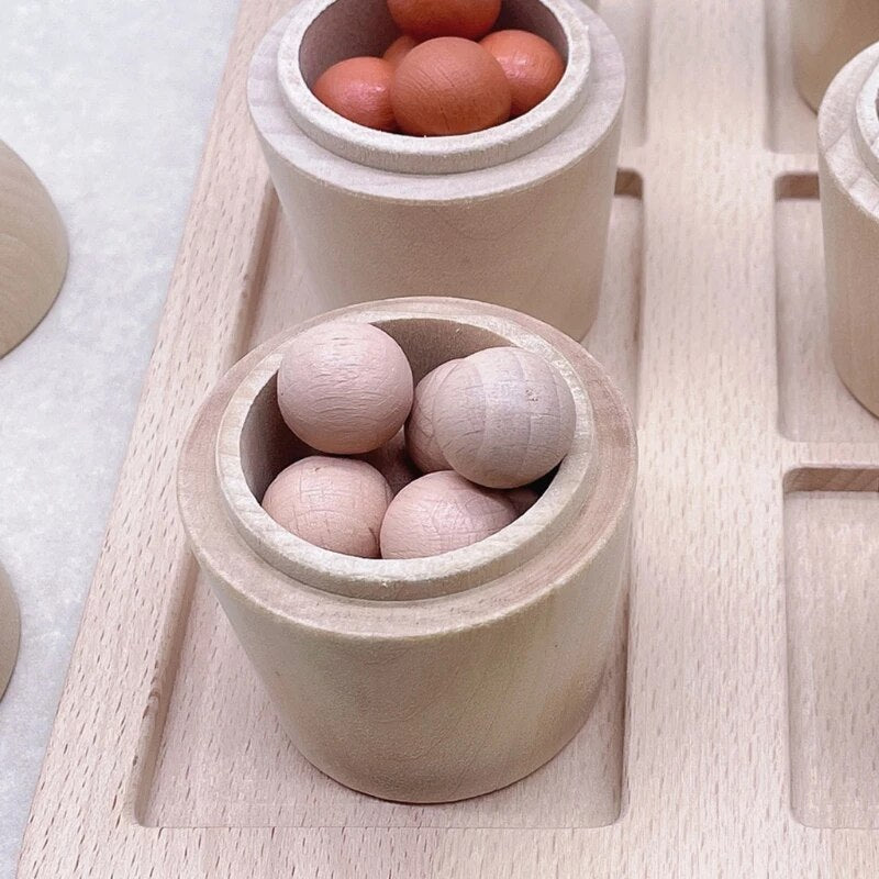 Balls in a cup - Montessori