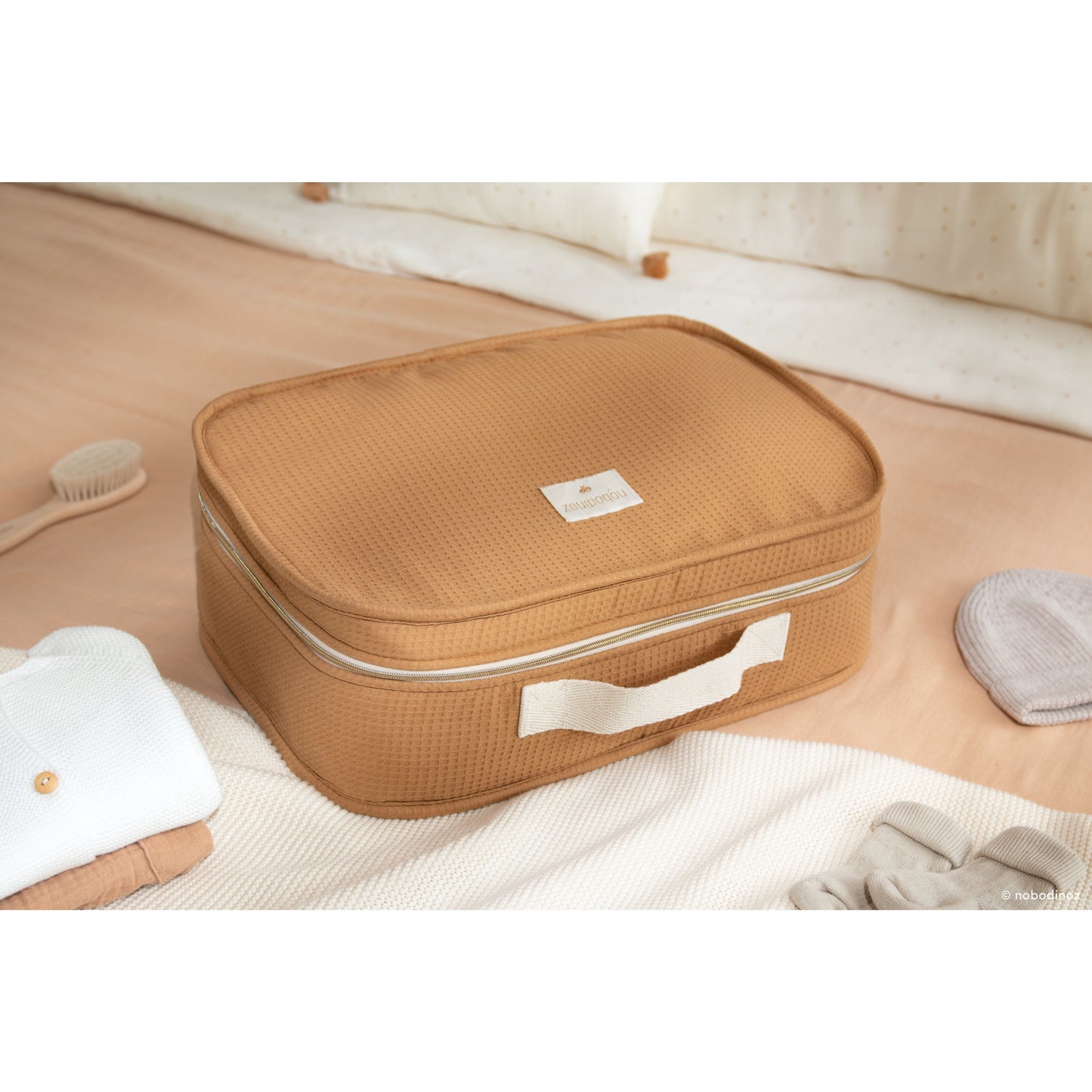 Maletita Victoria baby suitcase - Caramel