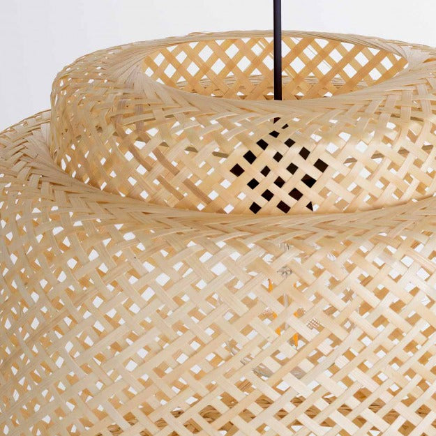 Lampara Colgante - Fibra Natural