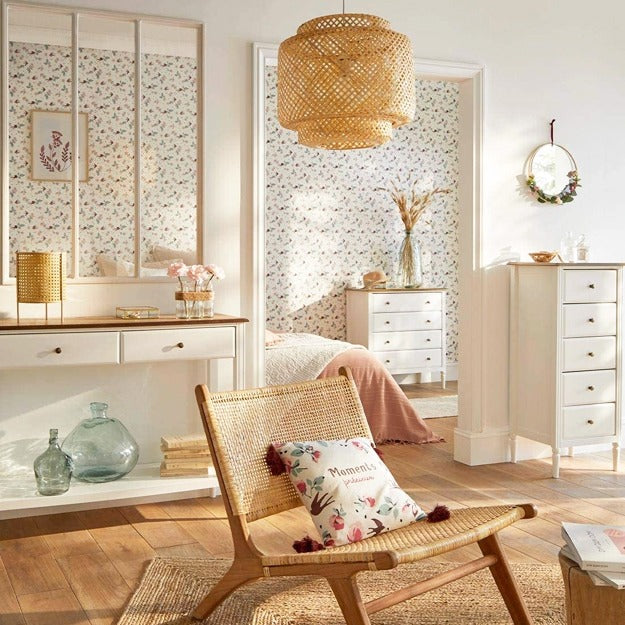 Lampara Colgante - Fibra Natural