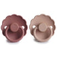 Pack 2 Chupetes Daisy Latex - Blush / Woodchuck