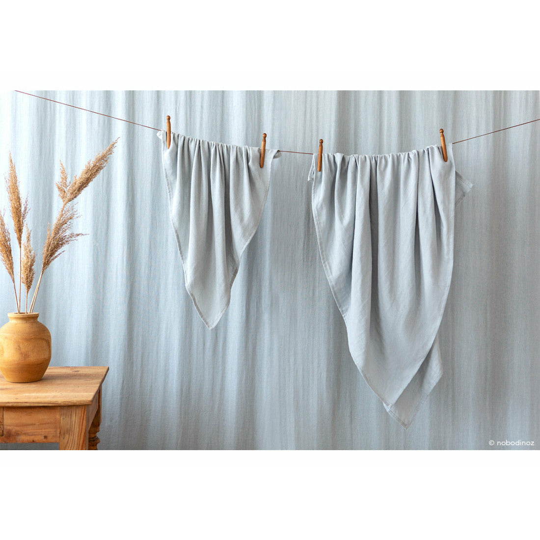 Swaddle Muselina Butterfly - Riviera Blue