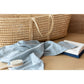 Swaddle Muselina Butterfly - Riviera Blue