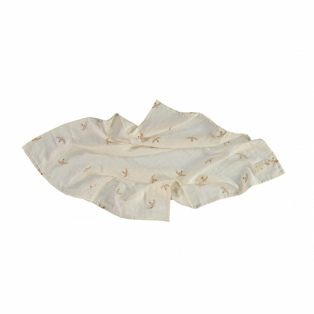 Muselina Baby Love - Nude Haiku Birds Natural