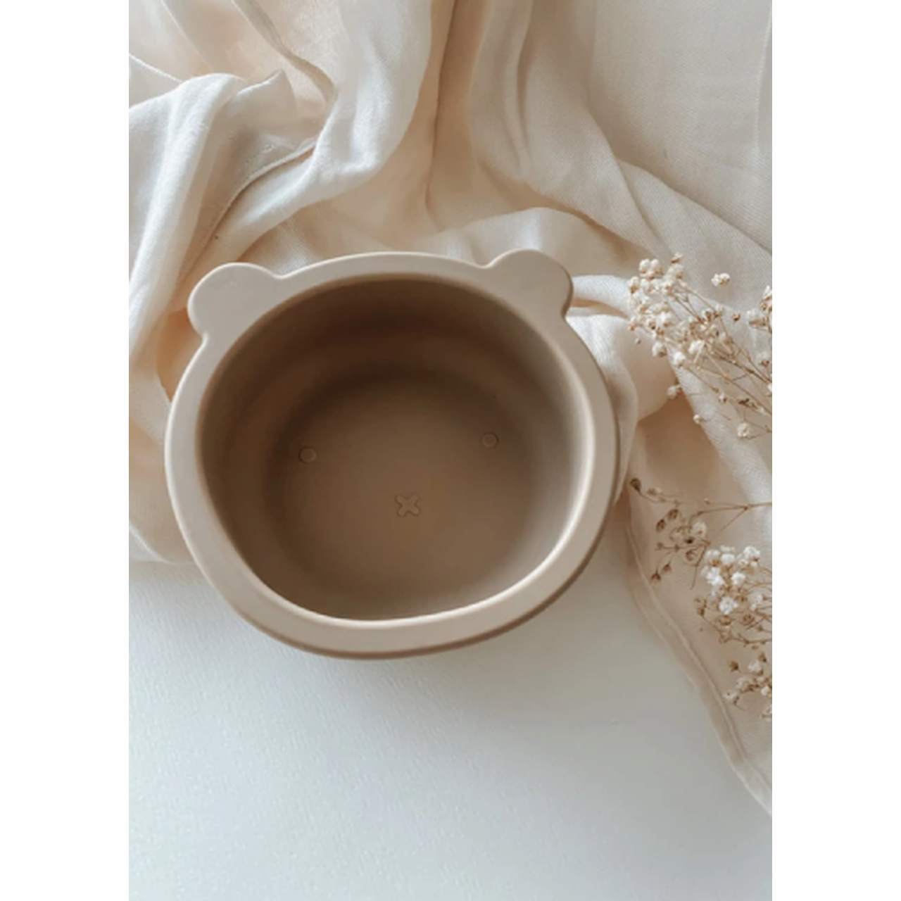 Bowl Silicona Bear - Taupe