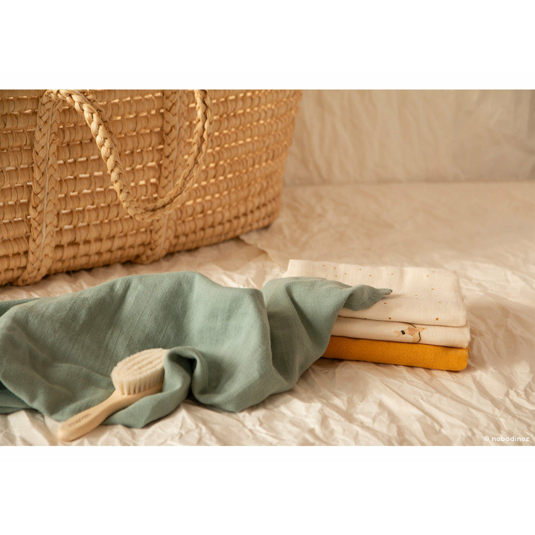Swaddle Muselina Butterfly - Eden Green