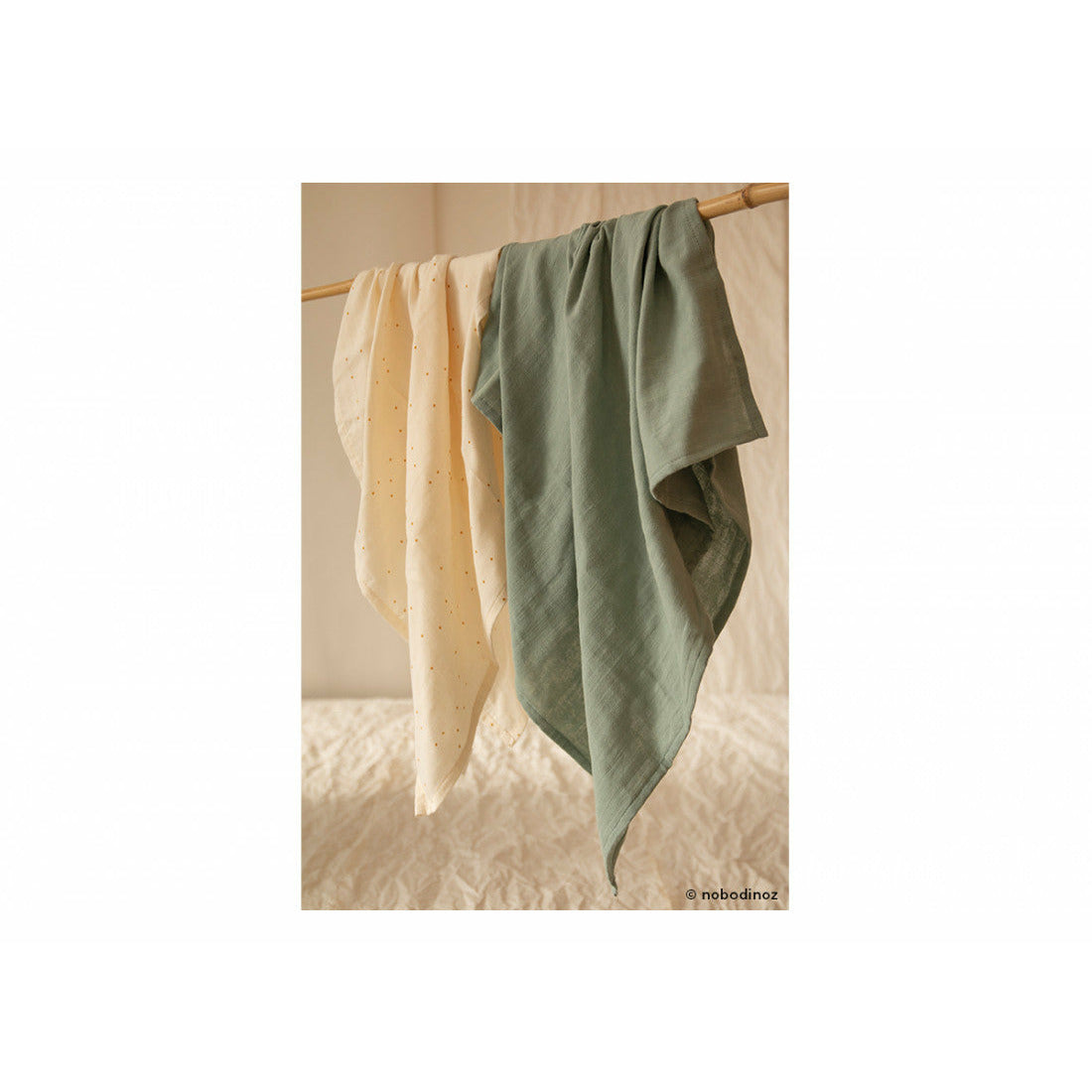 Swaddle Muselina Butterfly - Eden Green
