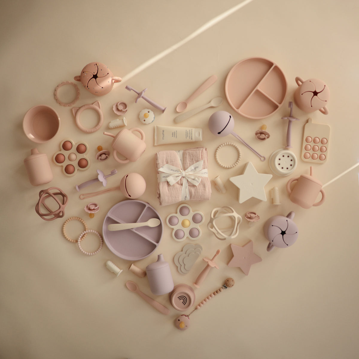 Set 3 Tutos Muselina - Blush