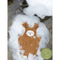 Set 3 Guantes De Baño Washcloth - Bear Olive Mix
