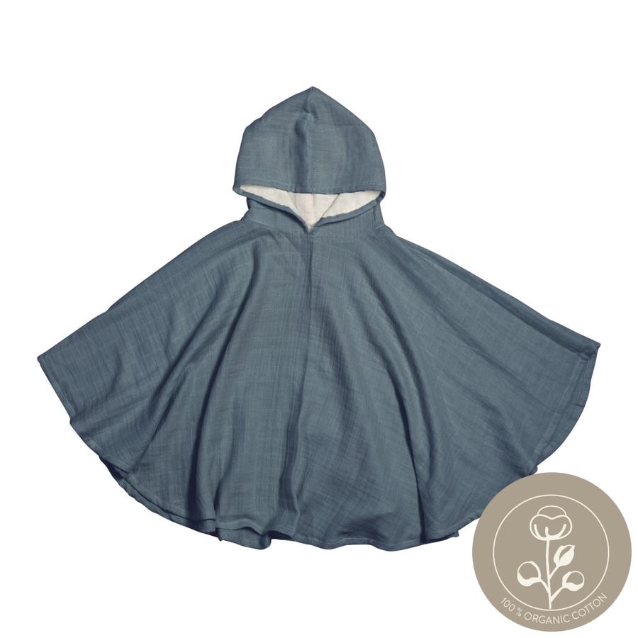 Poncho Muselina - Blue Spruse