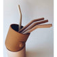 Set 2 Lemon Cups - Blush/Terracotta Red
