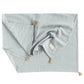 Manta de muselina doble Treasure - Riviera Blue