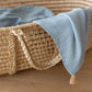 Manta de muselina doble Treasure - Riviera Blue