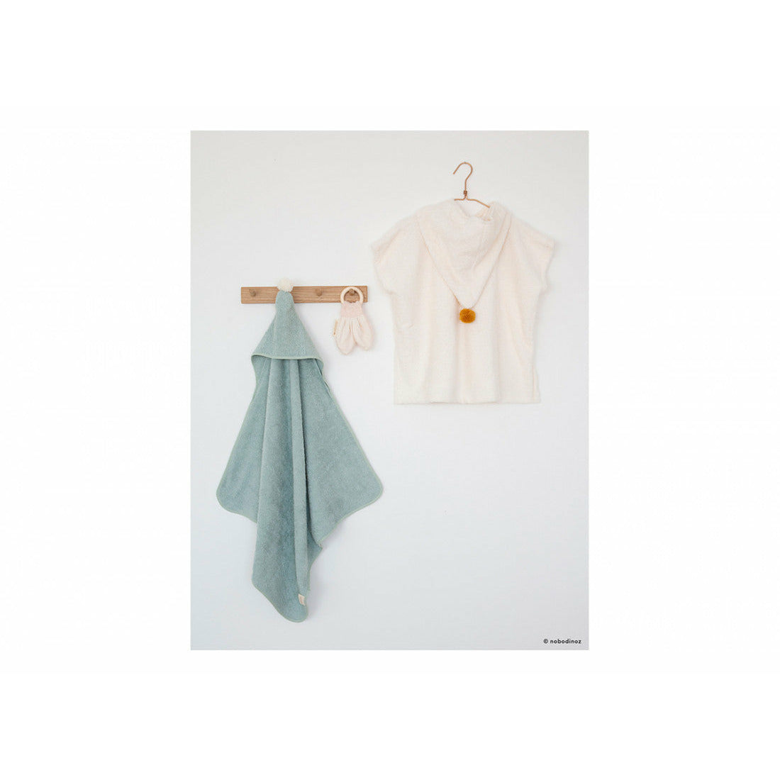 Toalla poncho So Cute - Natural