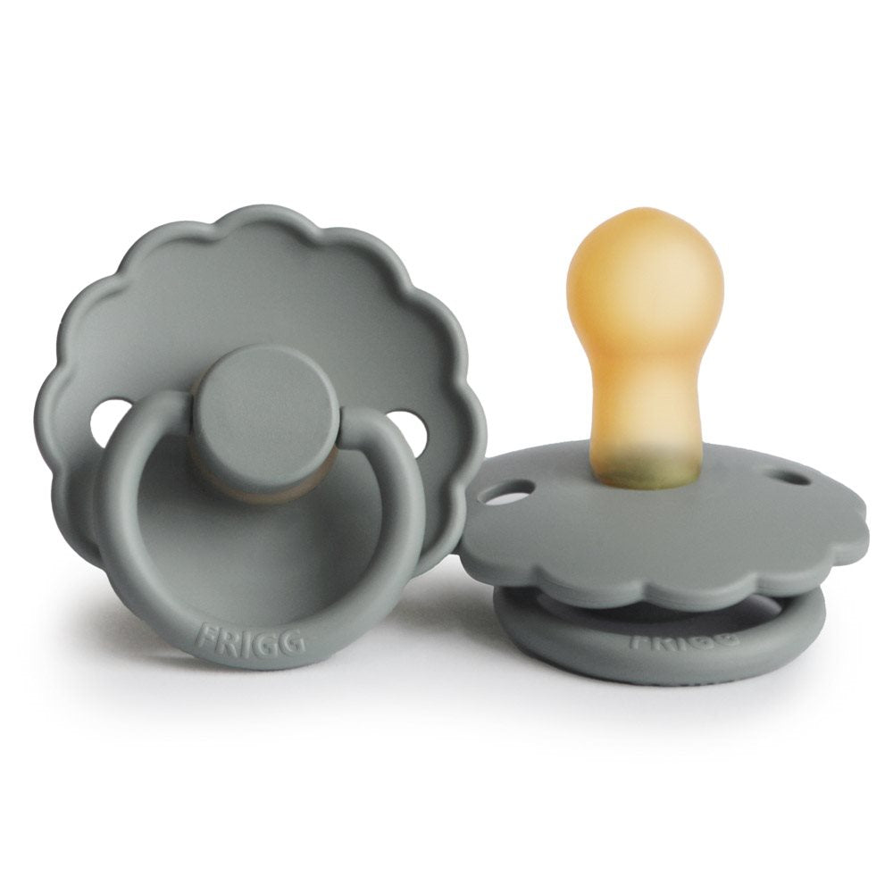 Chupete Frigg daisy latex - French gray