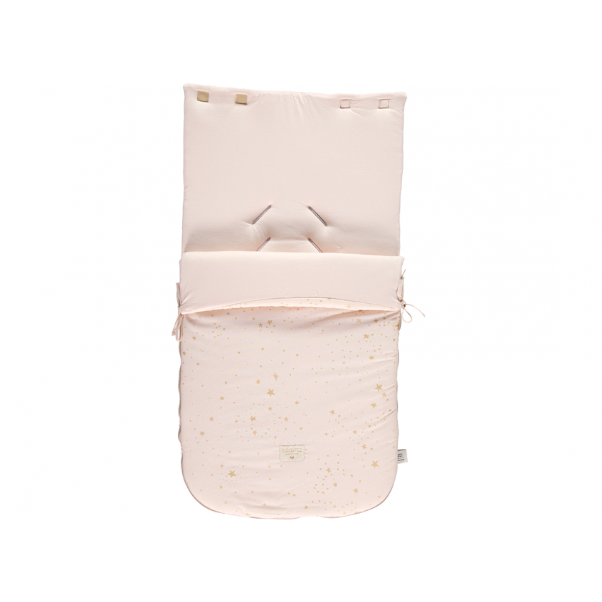Saco de paseo de invierno Passegiata - Gold Stella / Dream Pink (0-6 m)