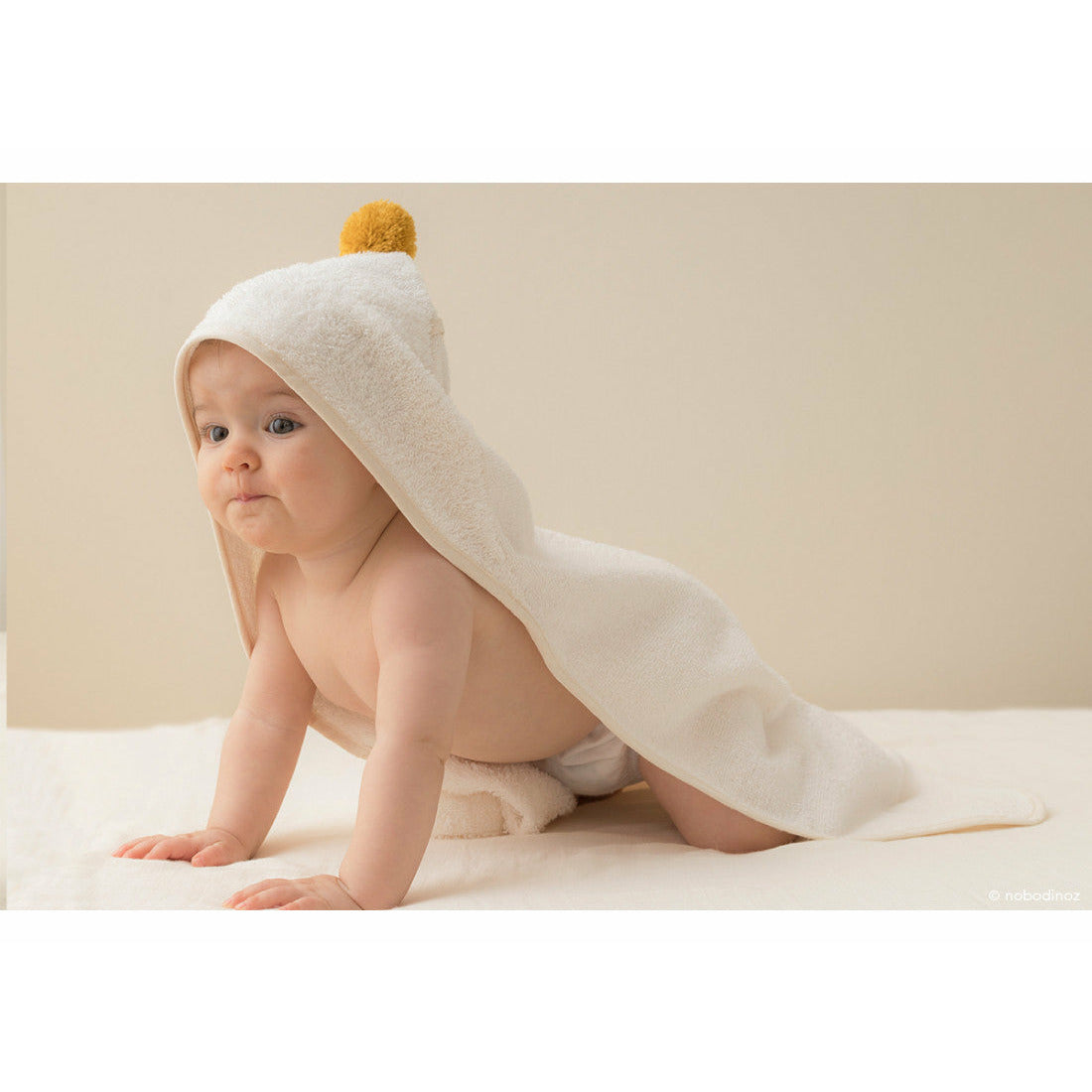 Toalla con capucha So Cute - Natural