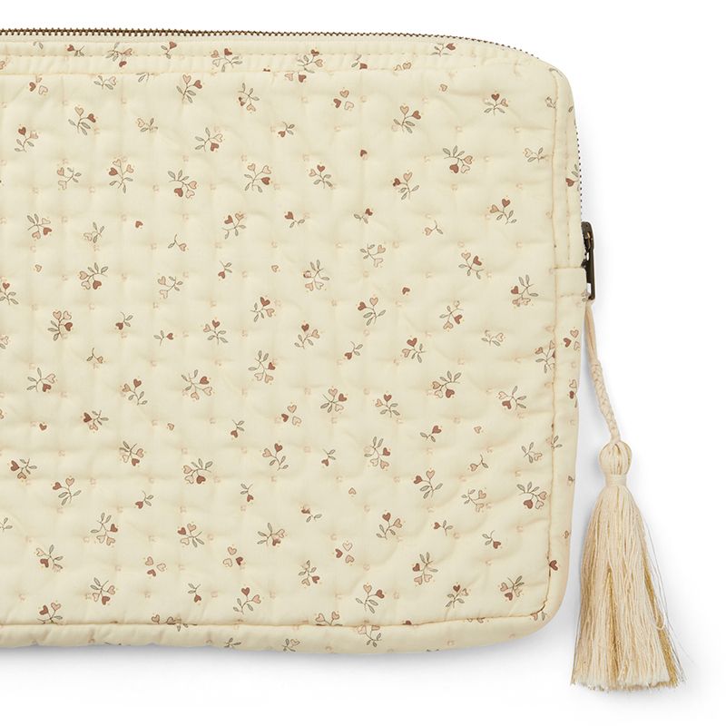 Tablet quilted bag - Petit Amour Rose