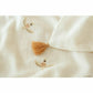 Manta de muselina doble Treasure - Nude haiku birds natural