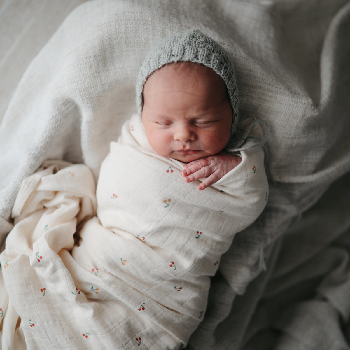 Swaddle Muselina - Cherries